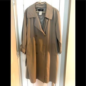 Petite plus trench coat